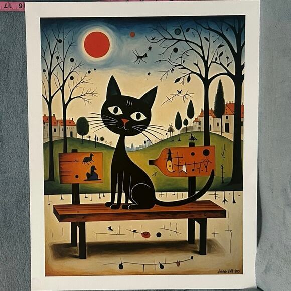 Choice Out of 2: Atomic Black Cats Limited Edition Art Prints by Beyondali - Picture 5 of 8